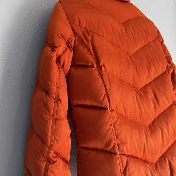 Eddie Bauer Quilted Goose Down Jacket Petite Medium - Picture 12 of 13